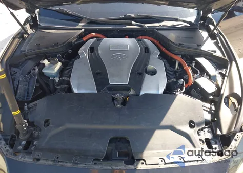 2015 Infiniti Q50 Hybrid Sport from USA, damaged, VIN JN1AV7AP4FM790661